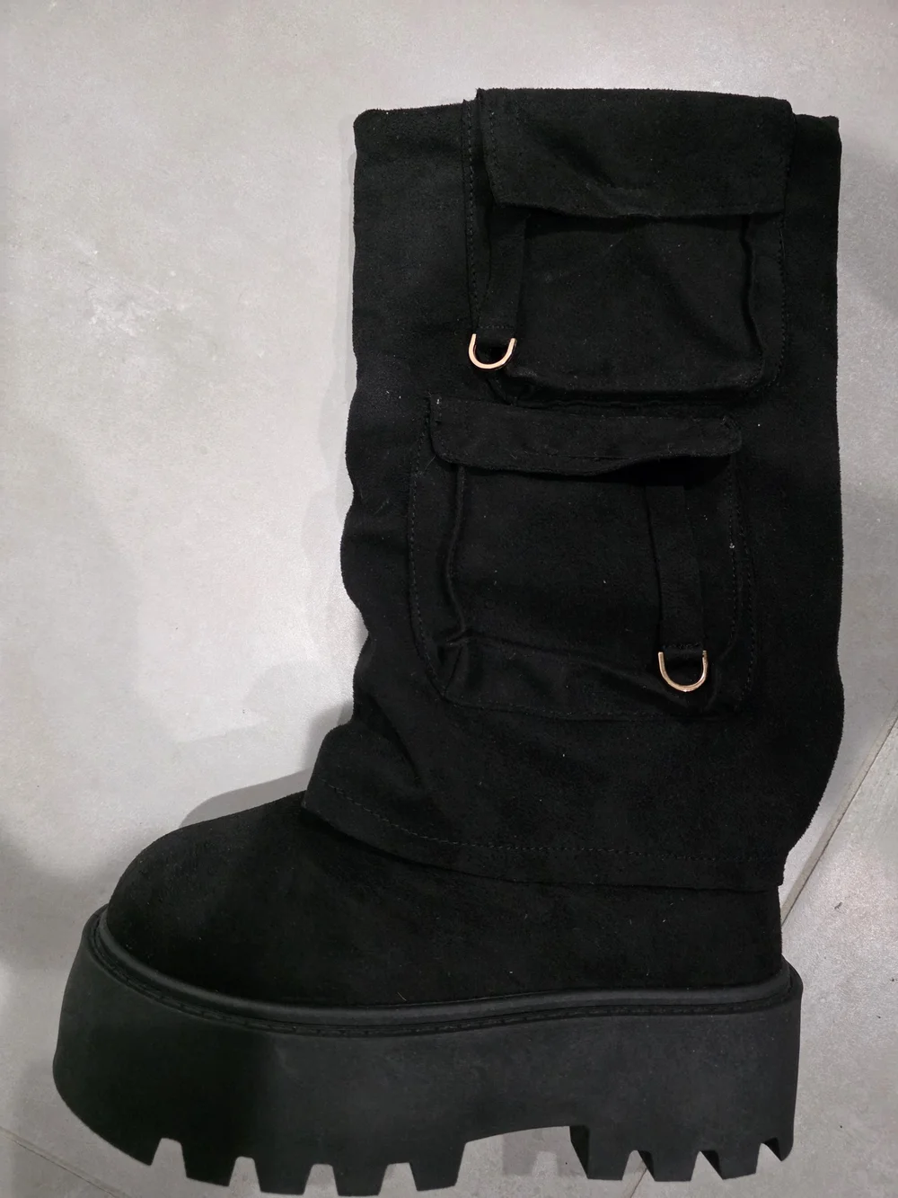 New Rouge brand cargo boots